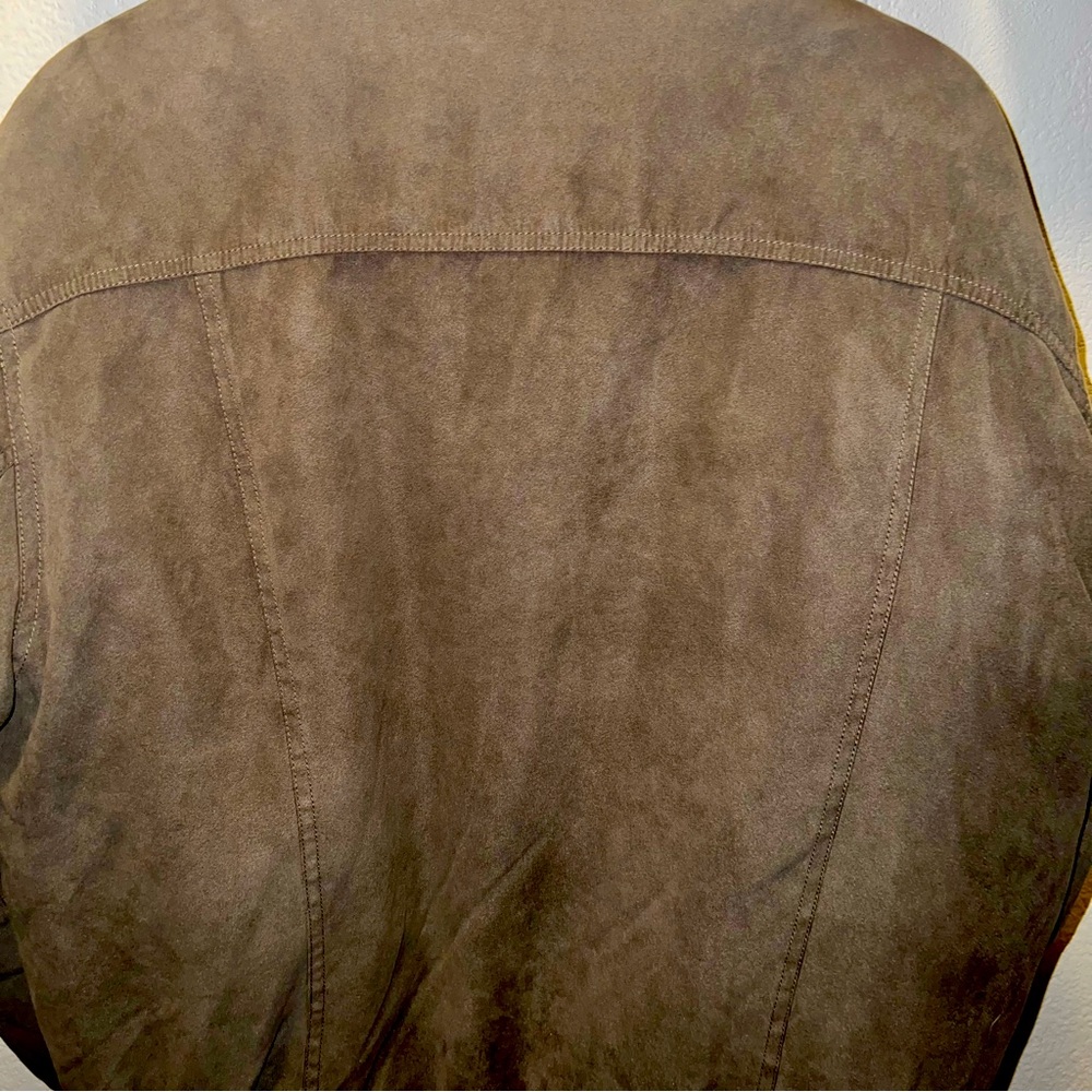 Aberdeen Collection Brown Suede Bomber Jacket - image 5